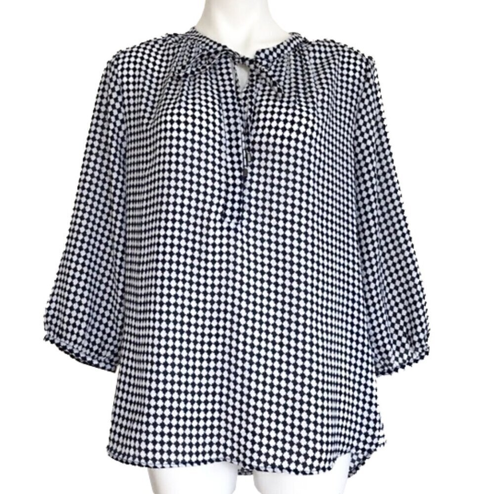 ❤️ 🆕 ANTILIA FEMME scoop neck Blouse Size S
